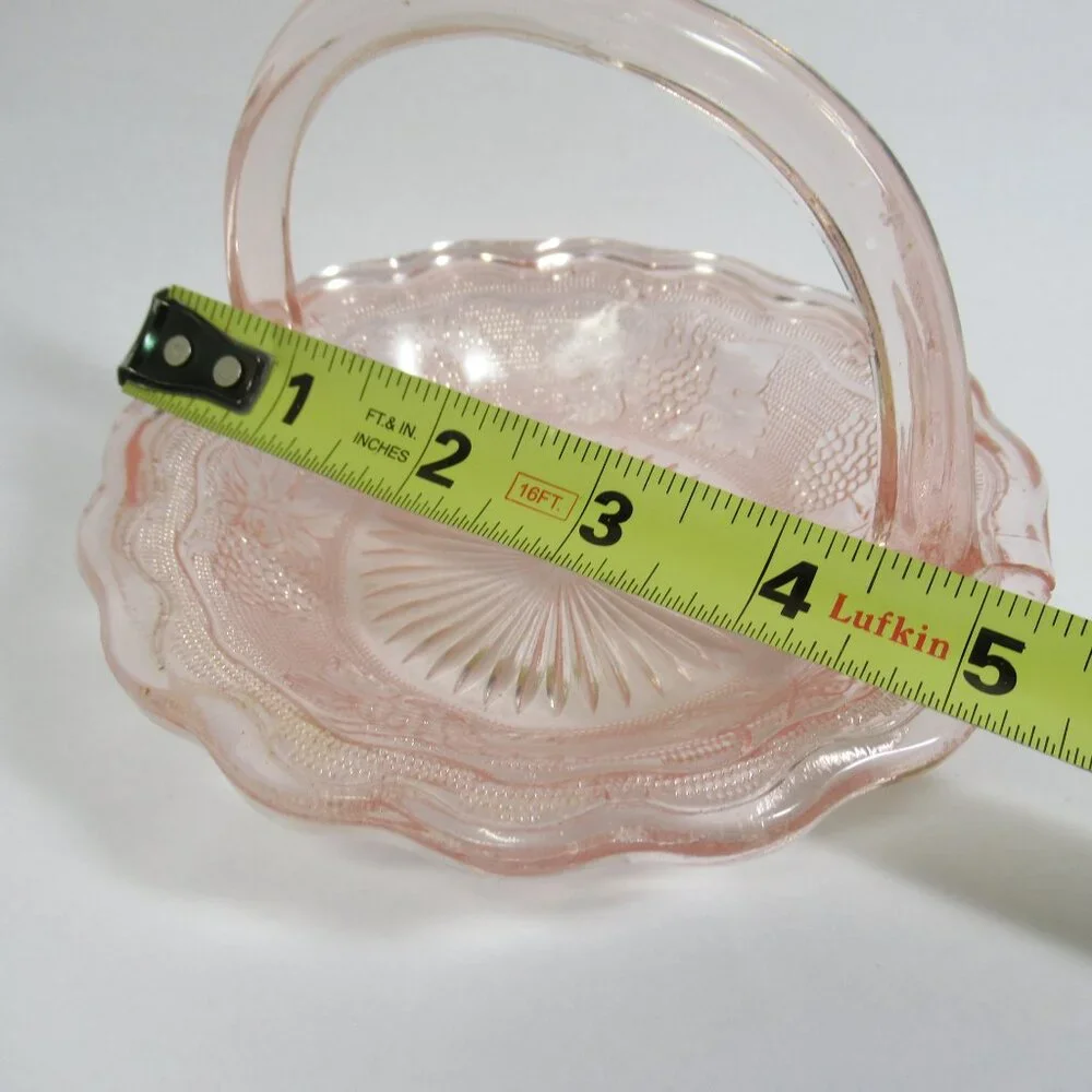 Vintage Pink Westmoreland Basket